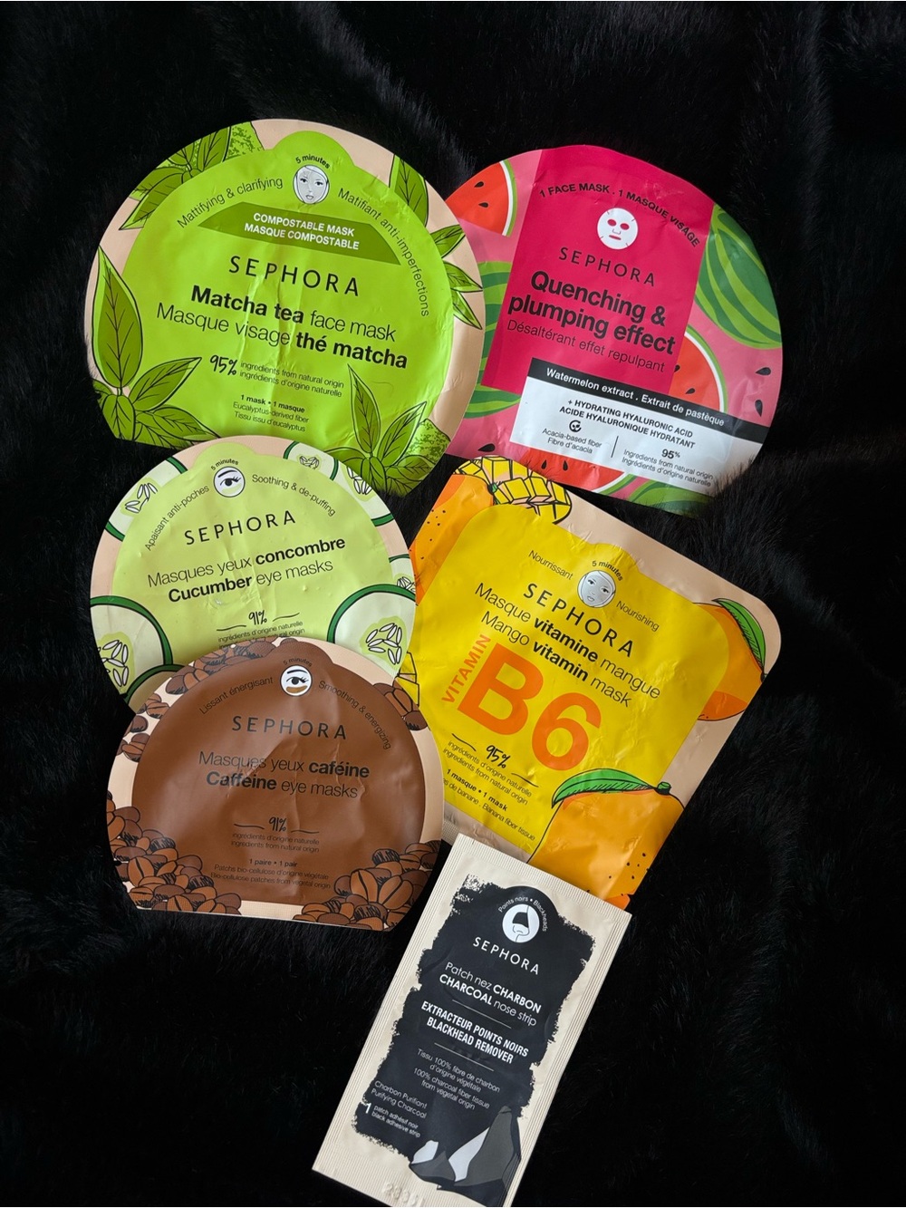 Sephora Self Care Bundle ✨ Face Masks + Eye Masks + FREE Makeup Bag
